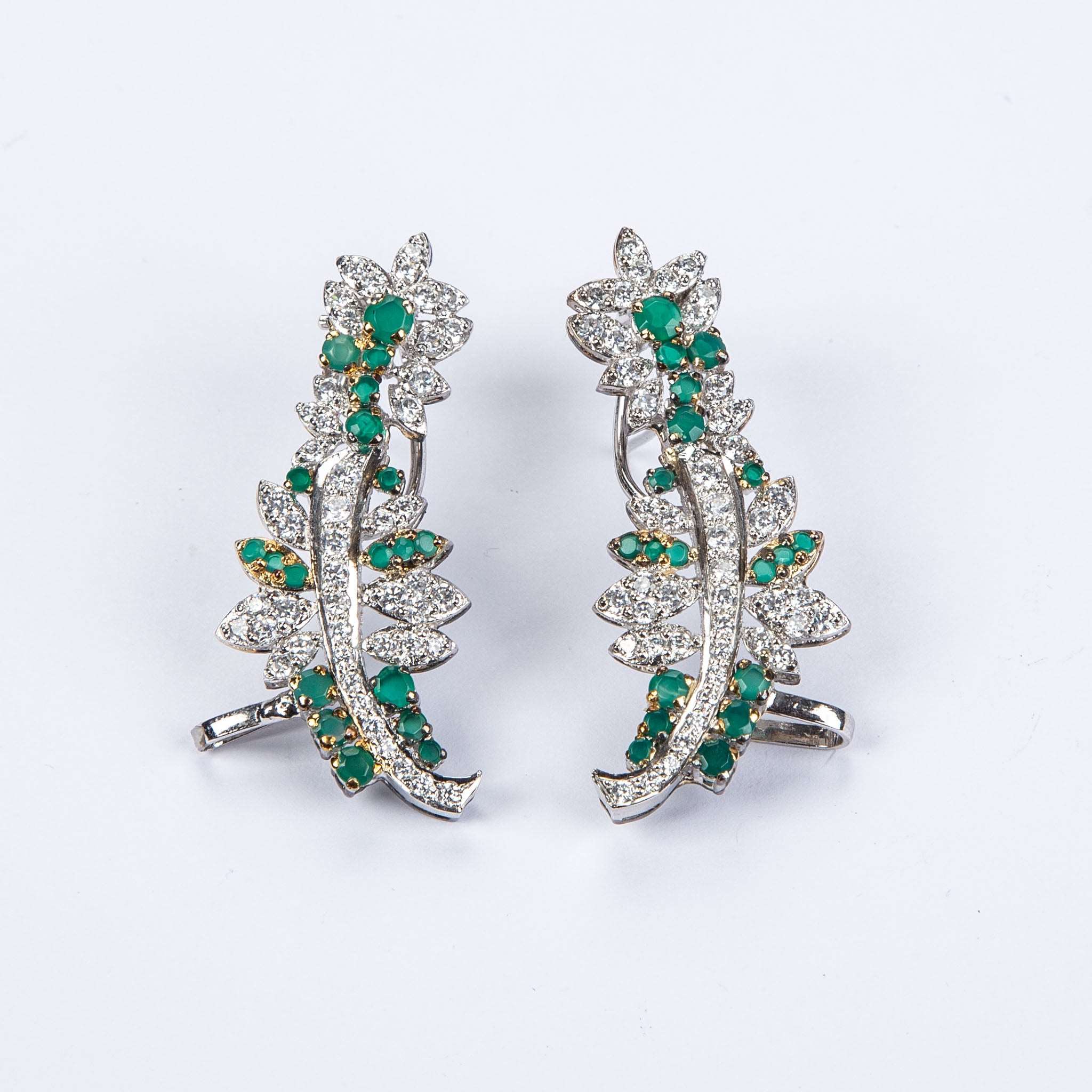 Elongated Wreath Earrings