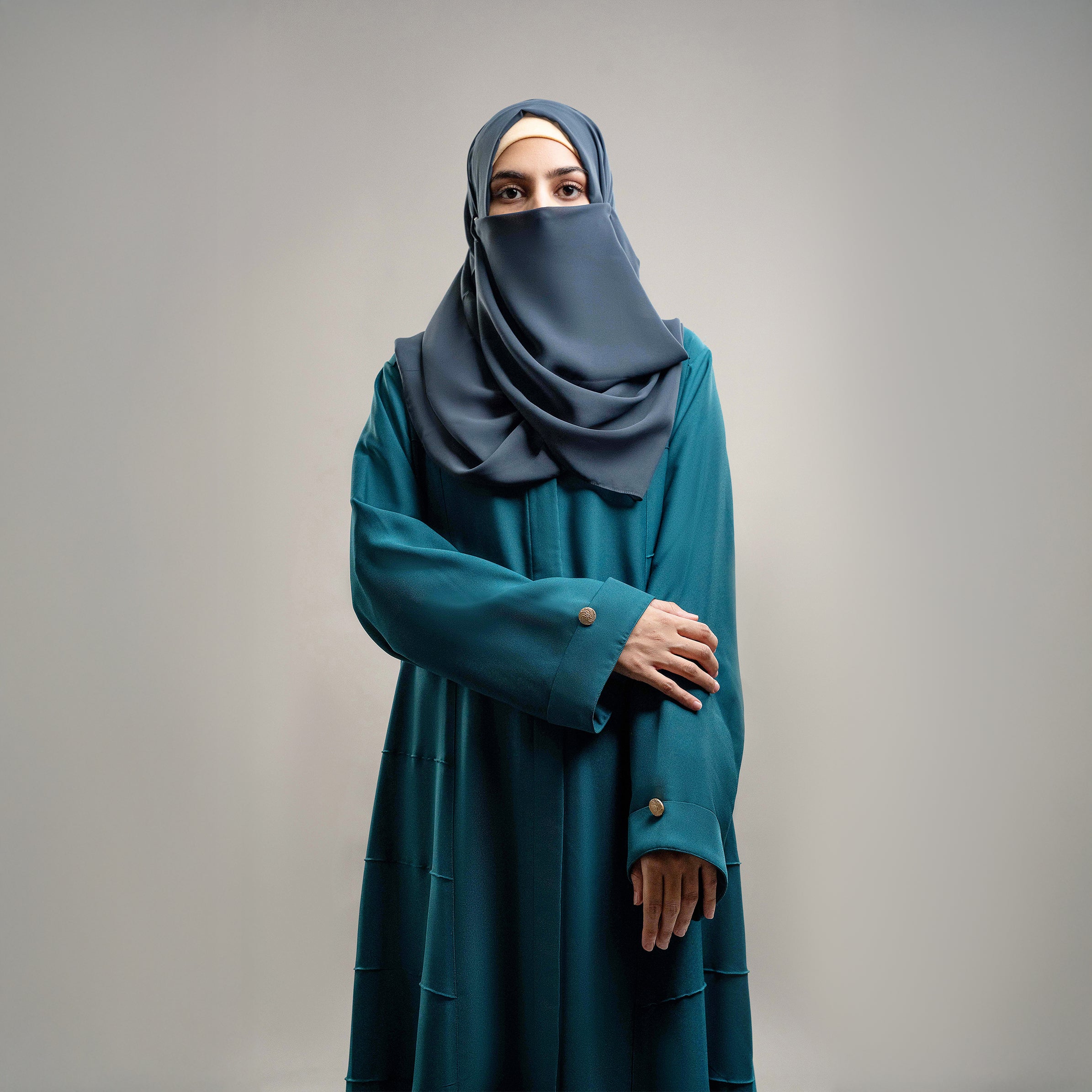 FLINT GRACE OPEN ABAYA(PR928)