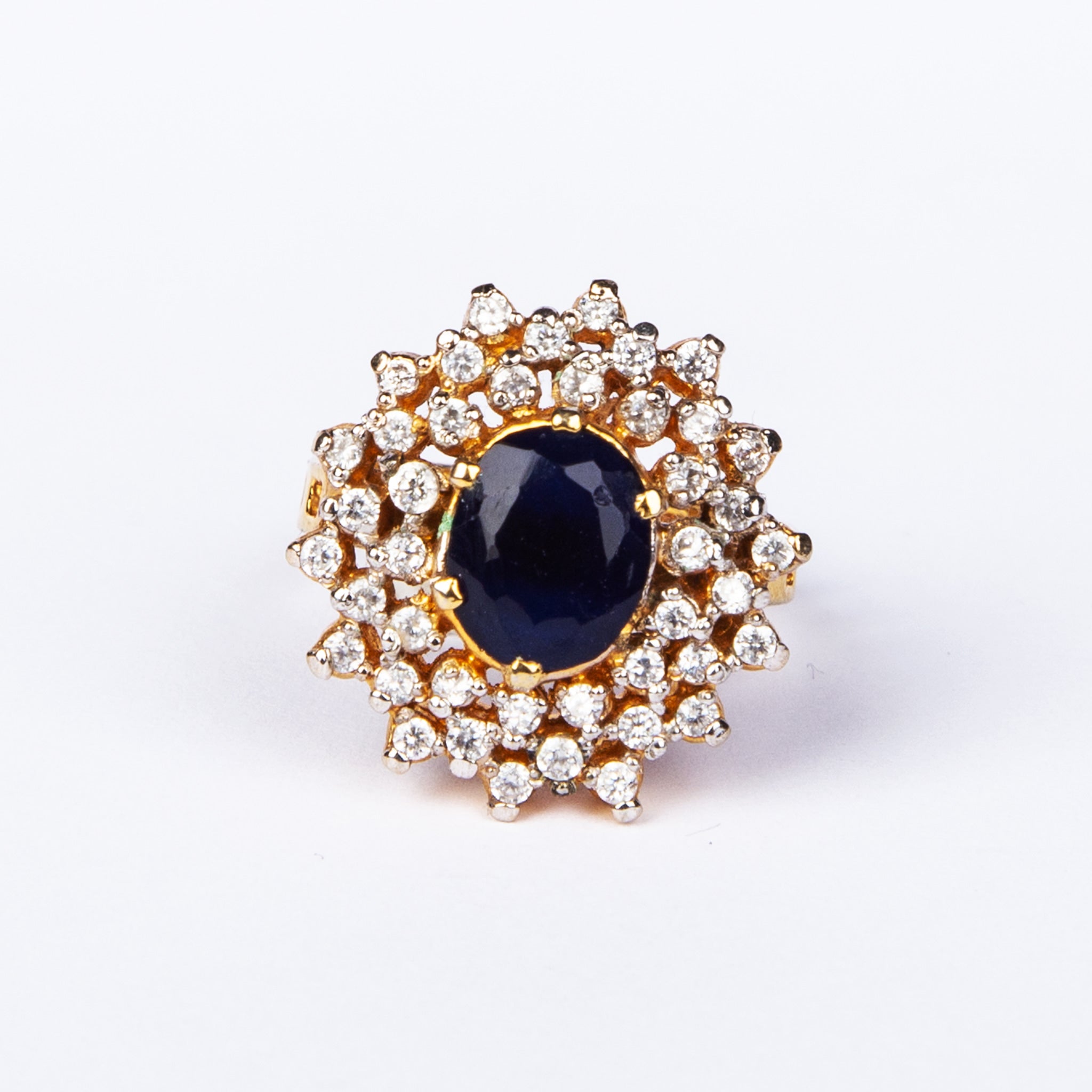 Kinel Vintage Black Stone Ring