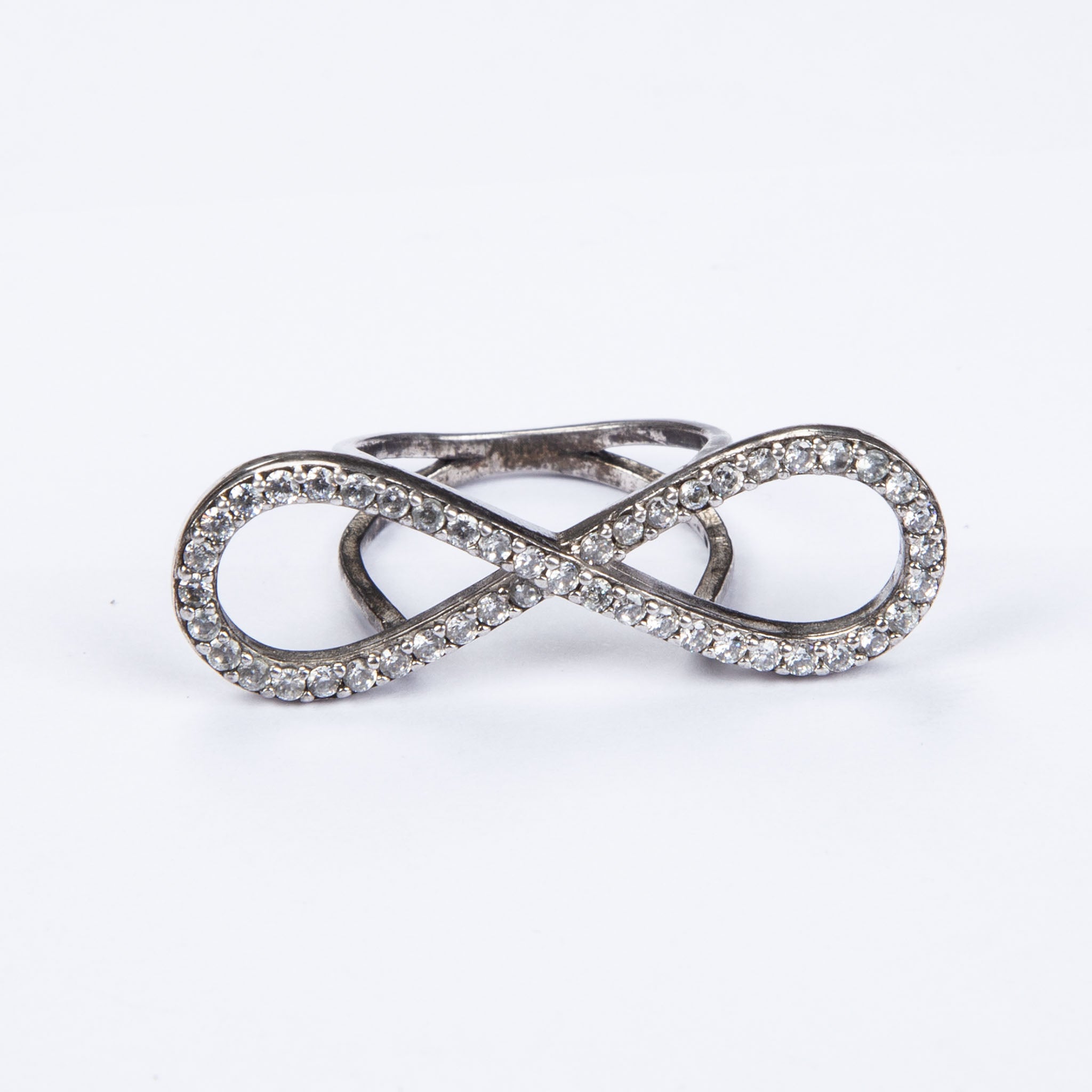 Silver Infinity Loop Ring