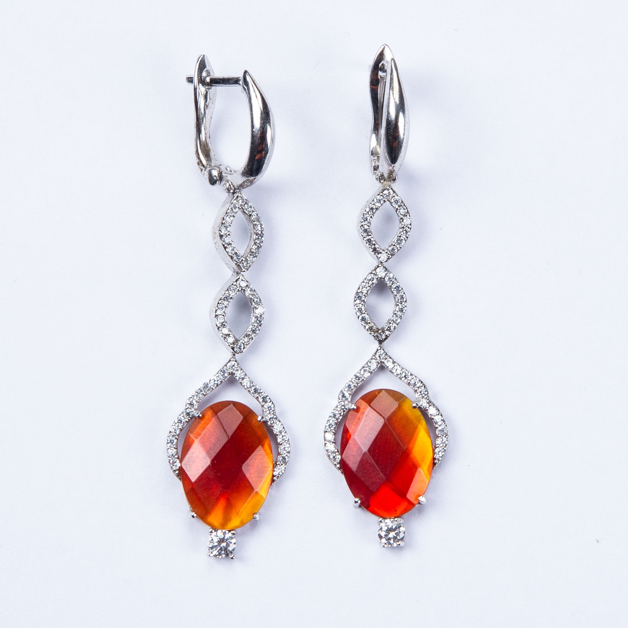 Tangerine Drop Danglers