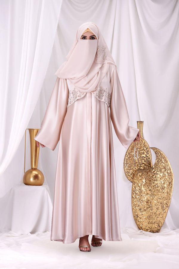 BLUSHING BLOSSOM ABAYA