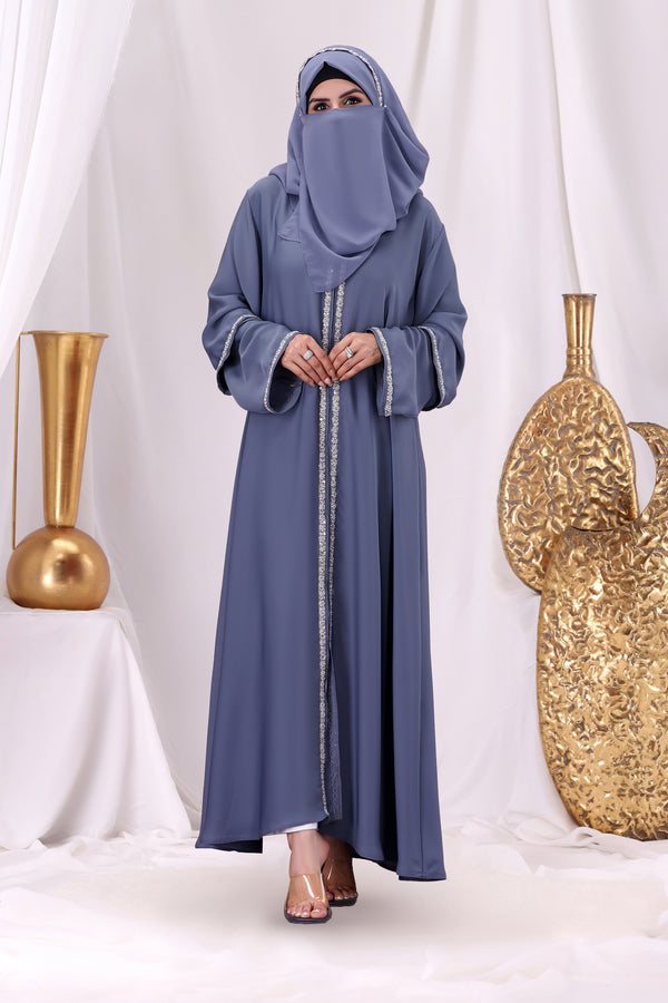 ROYAL PERIWINKLE ABAYA