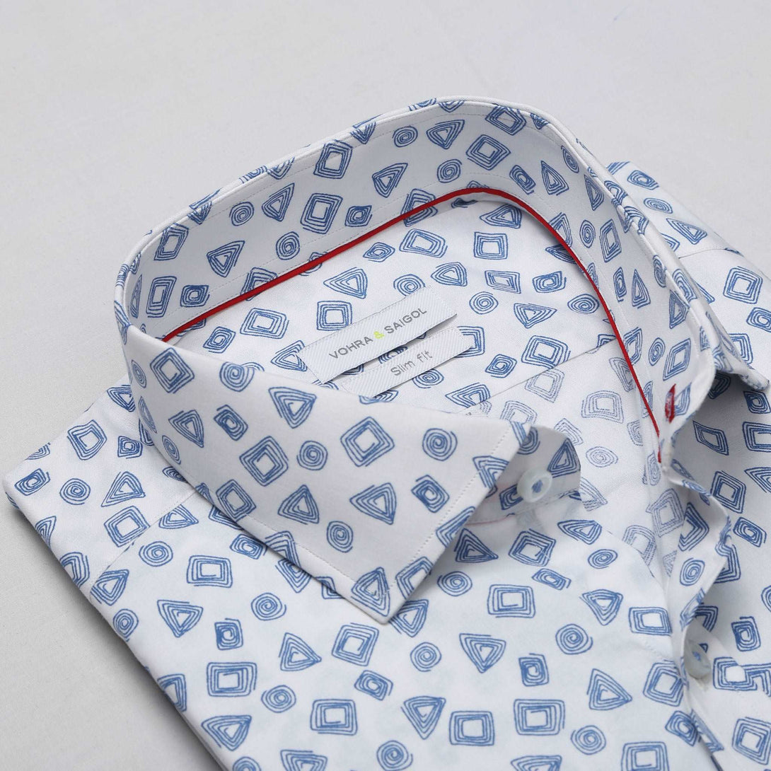 Blue Geometrical