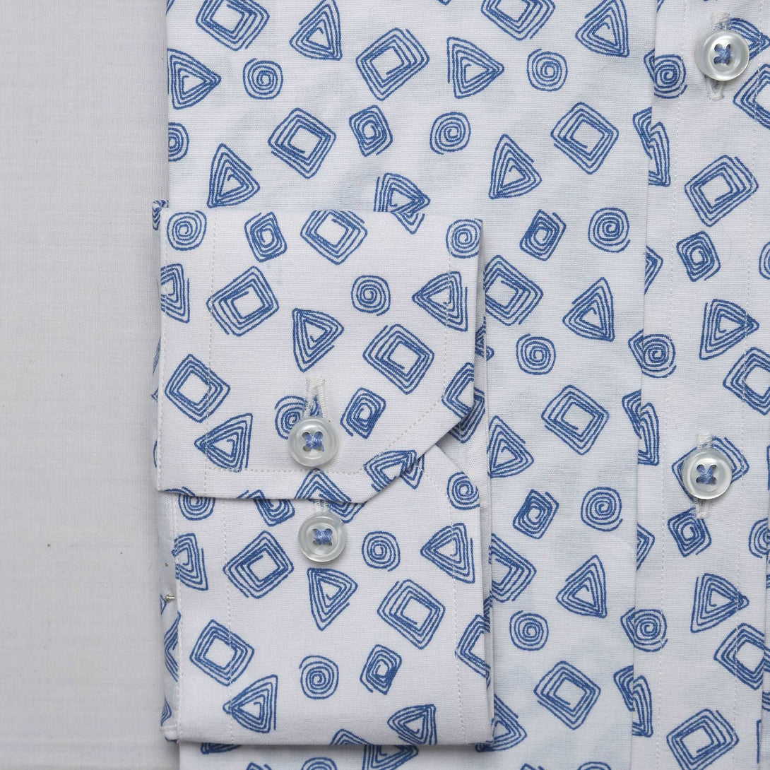 Blue Geometrical