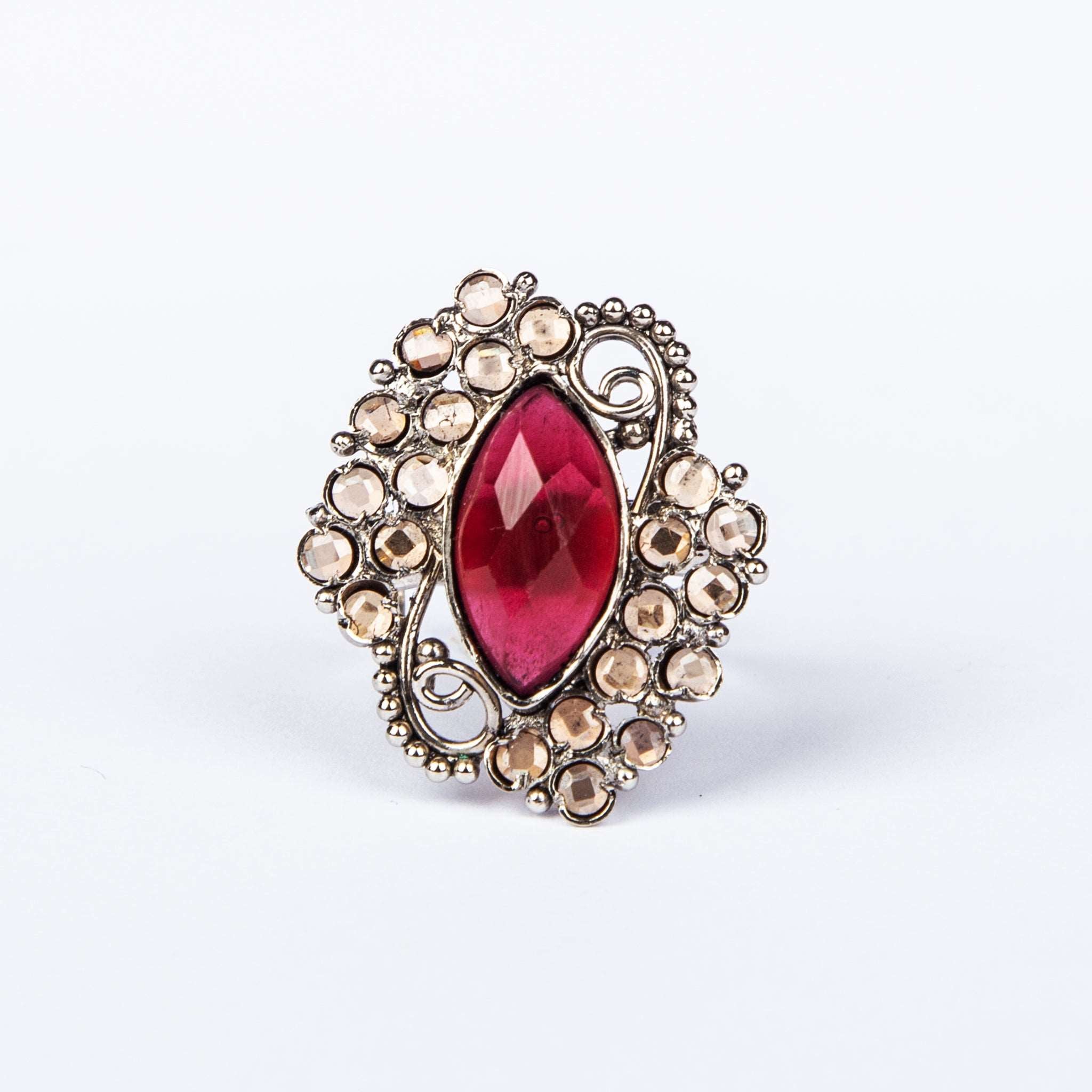 Cham Female Red Stone Ring