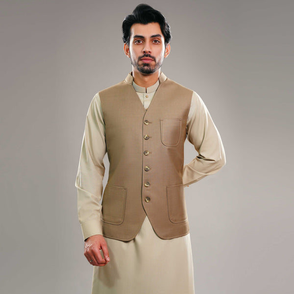 SLEEK BLEND WAISTCOAT(ART382)