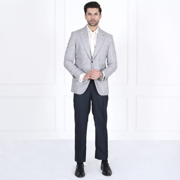 GREY TEXTURE COAT