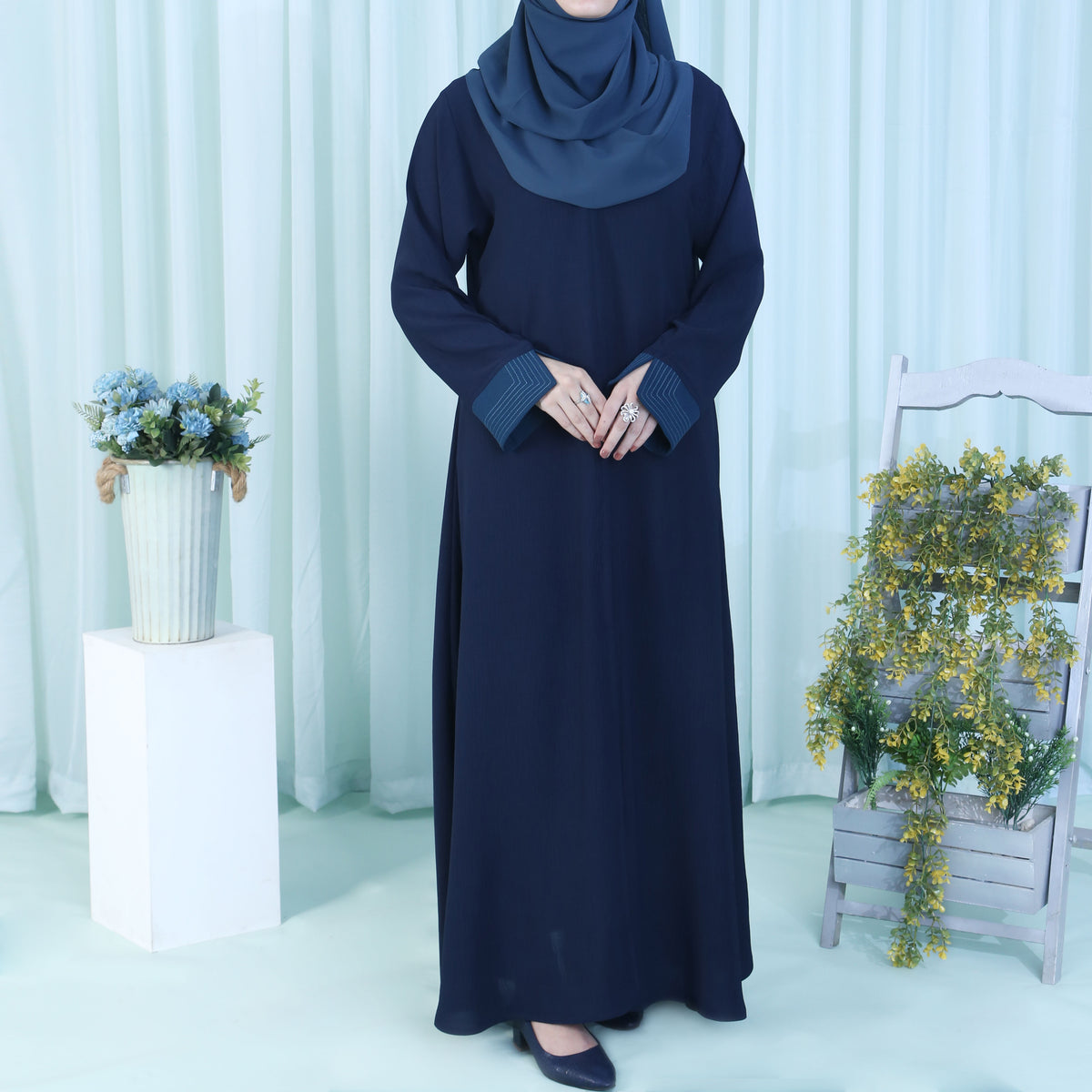 ABAYA WITH SCARF.RB726(723)