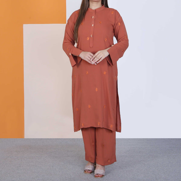 BRONZE EMBROIDERED 2PC(ST939)