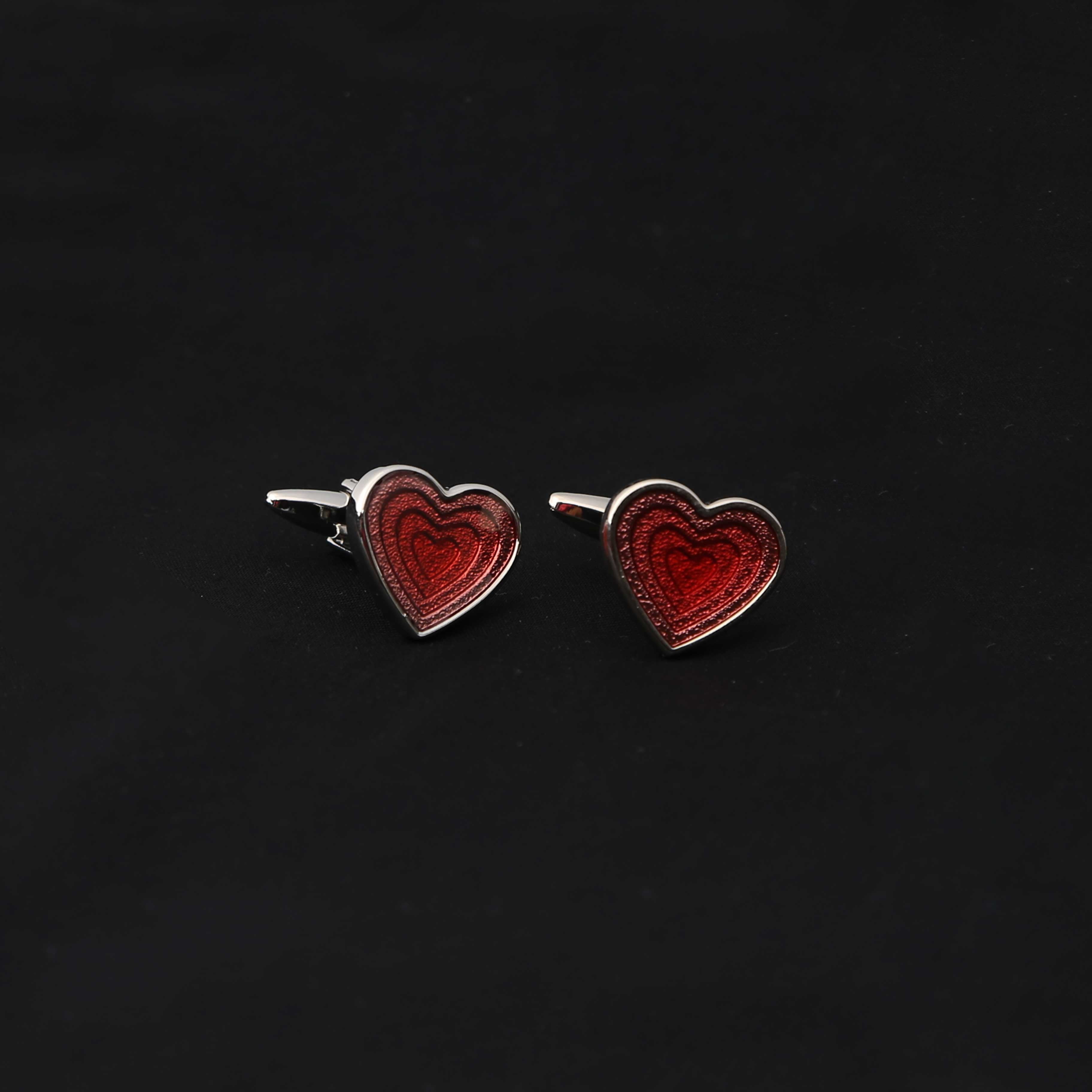 HEART SHAPE CUFFLINKS