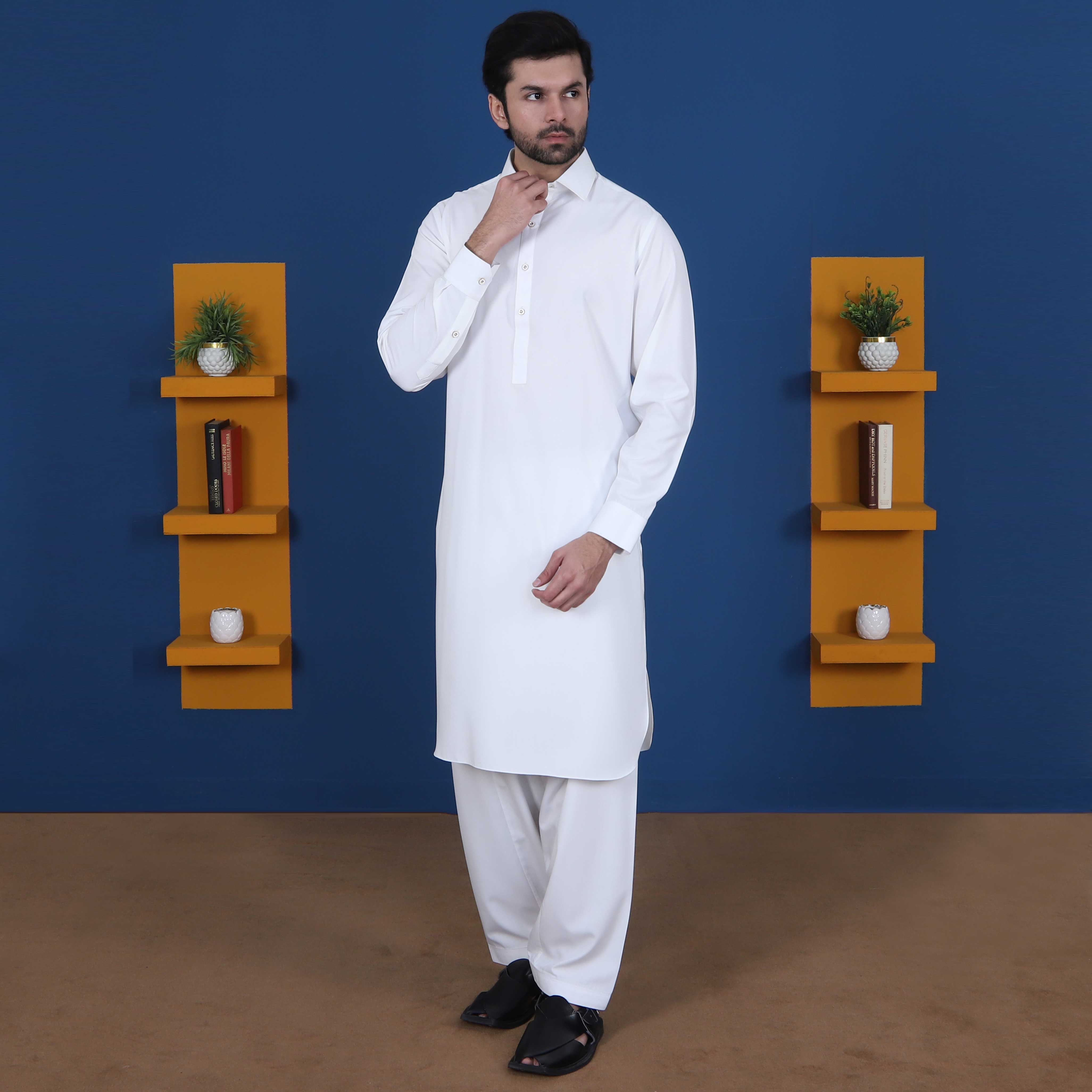 OFF WHITE AURA SHALWAR SUIT(ART234)