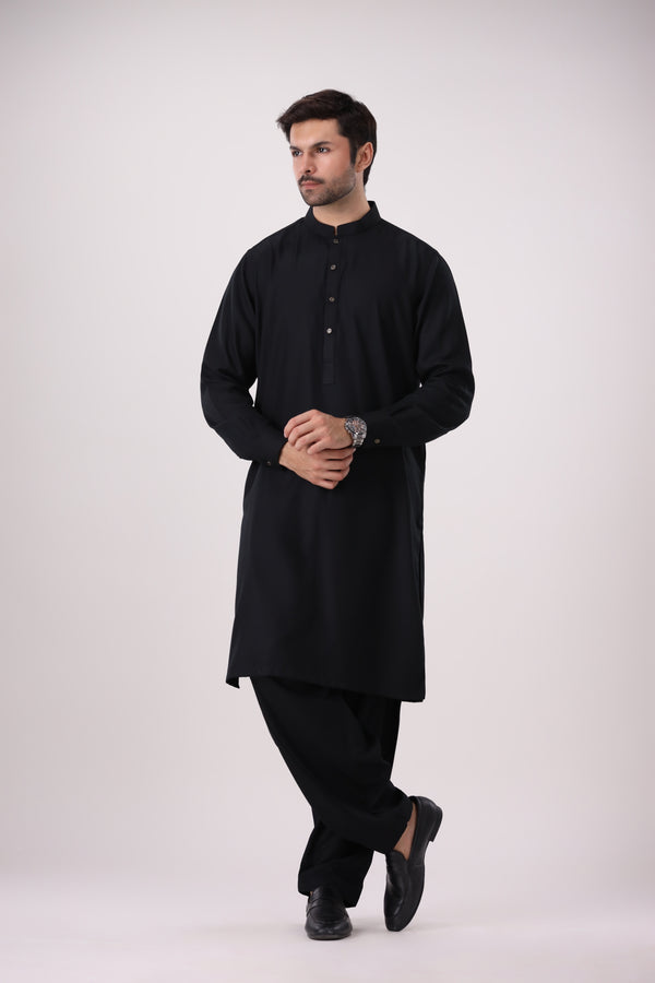 ESSENTIAL BLACK SHALWAR QAMEEZ