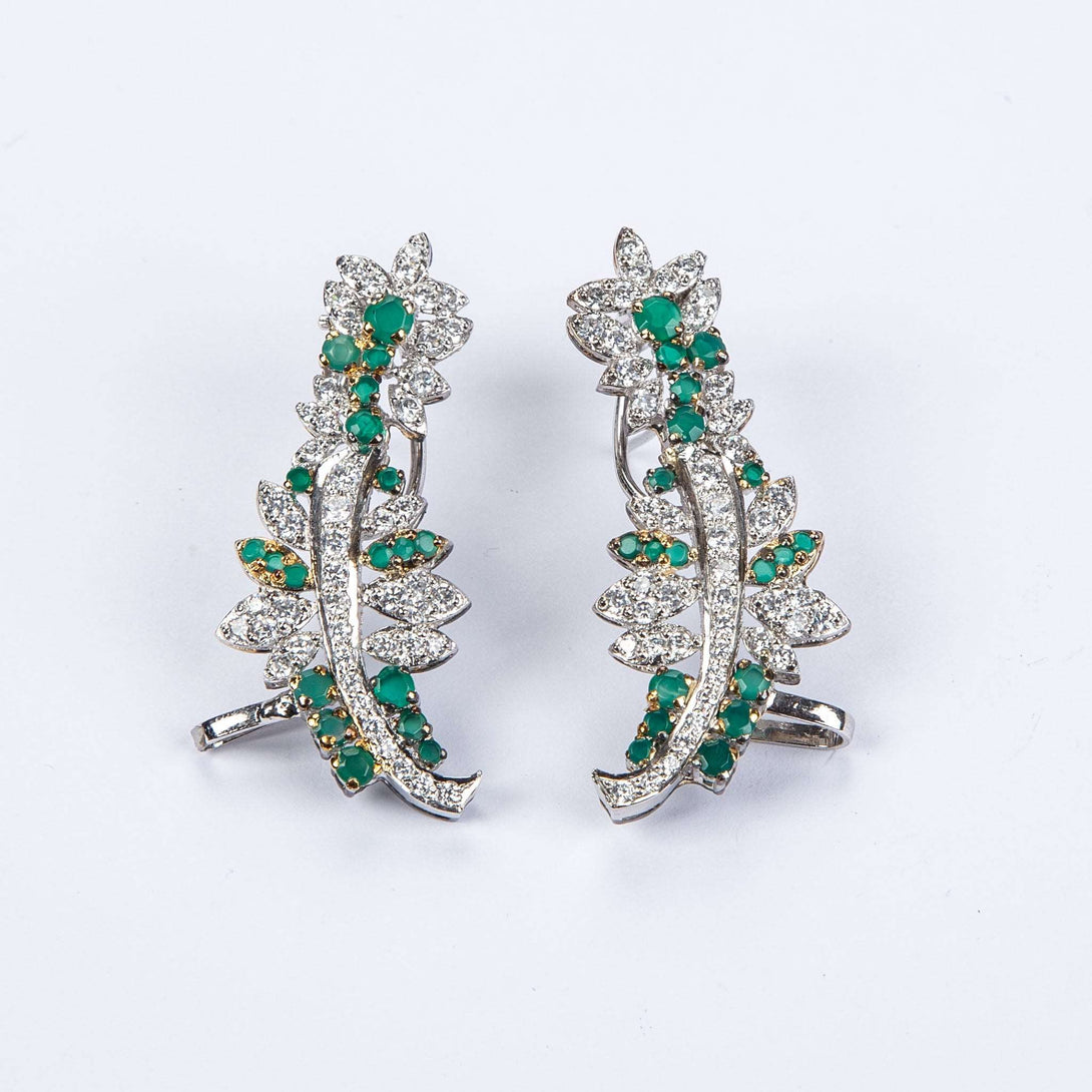 Elongated Wreath Earrings