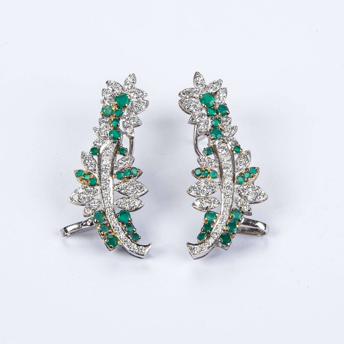 Elongated Wreath Earrings