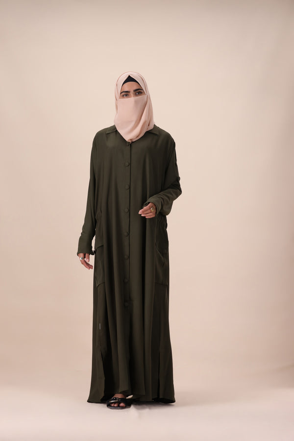 OLIVE DRAB ABAYA