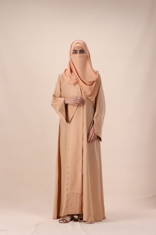 SUNSET GLOW KOREAN NIDA FABRIC ABAYA