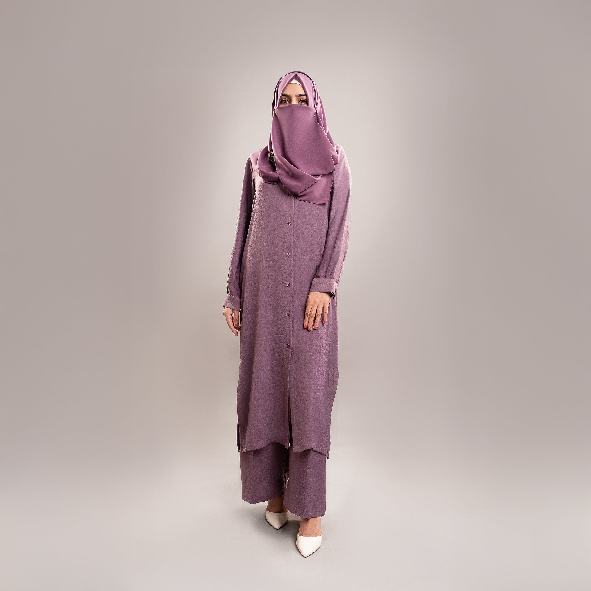 MAUVE GRACE ABAYA(RB996)