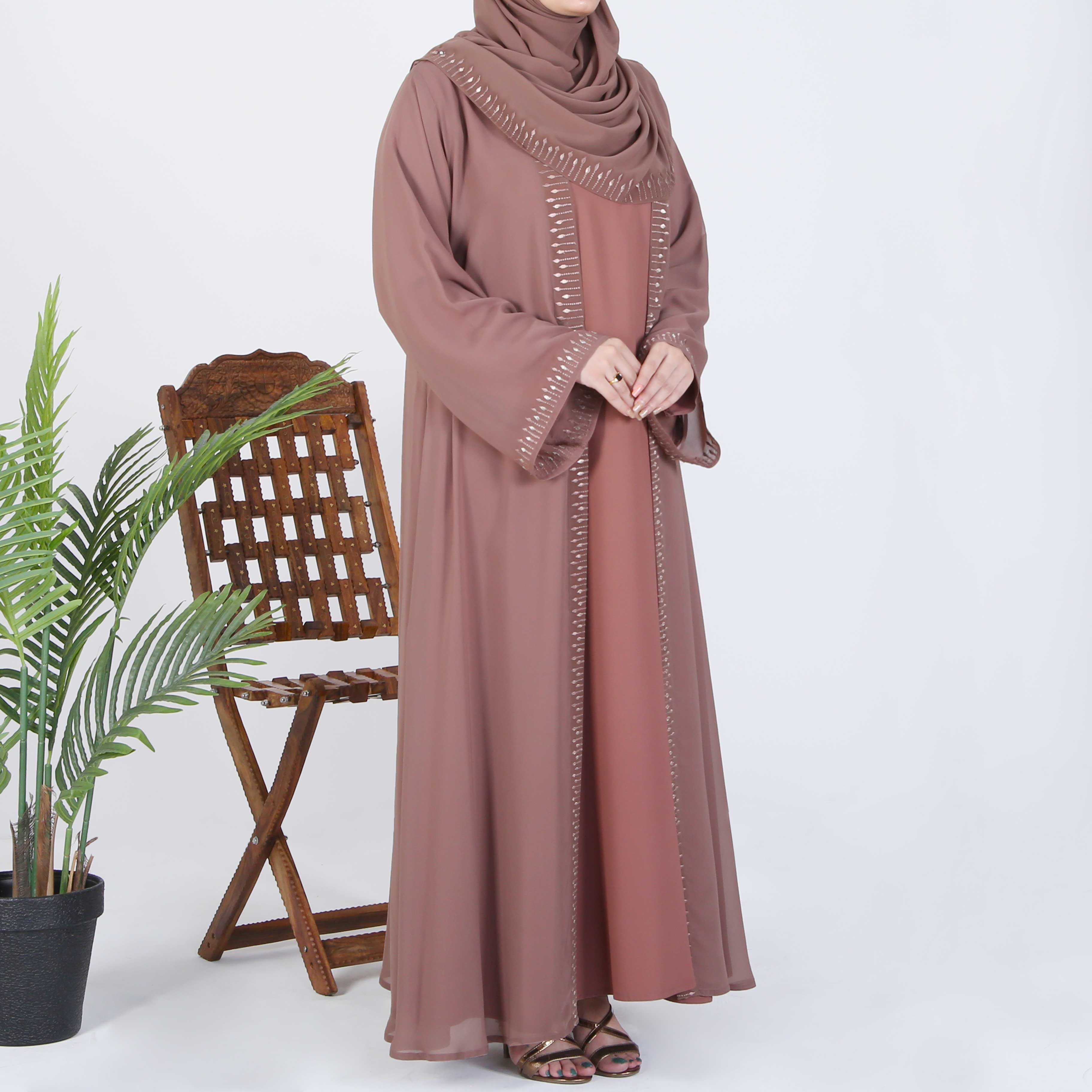 ALMOND FROST ABAYA(RB874)