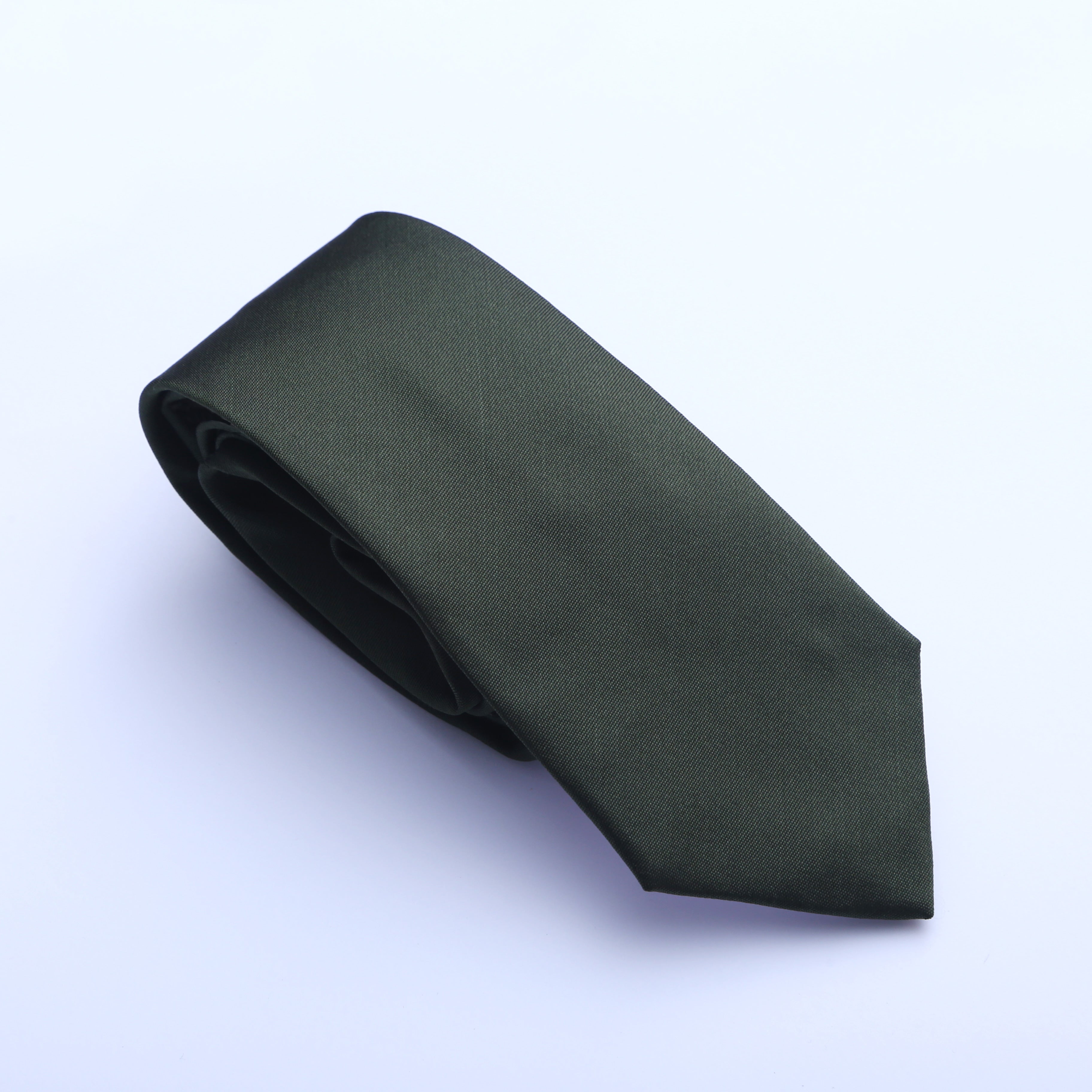 DARK GREEN TIE