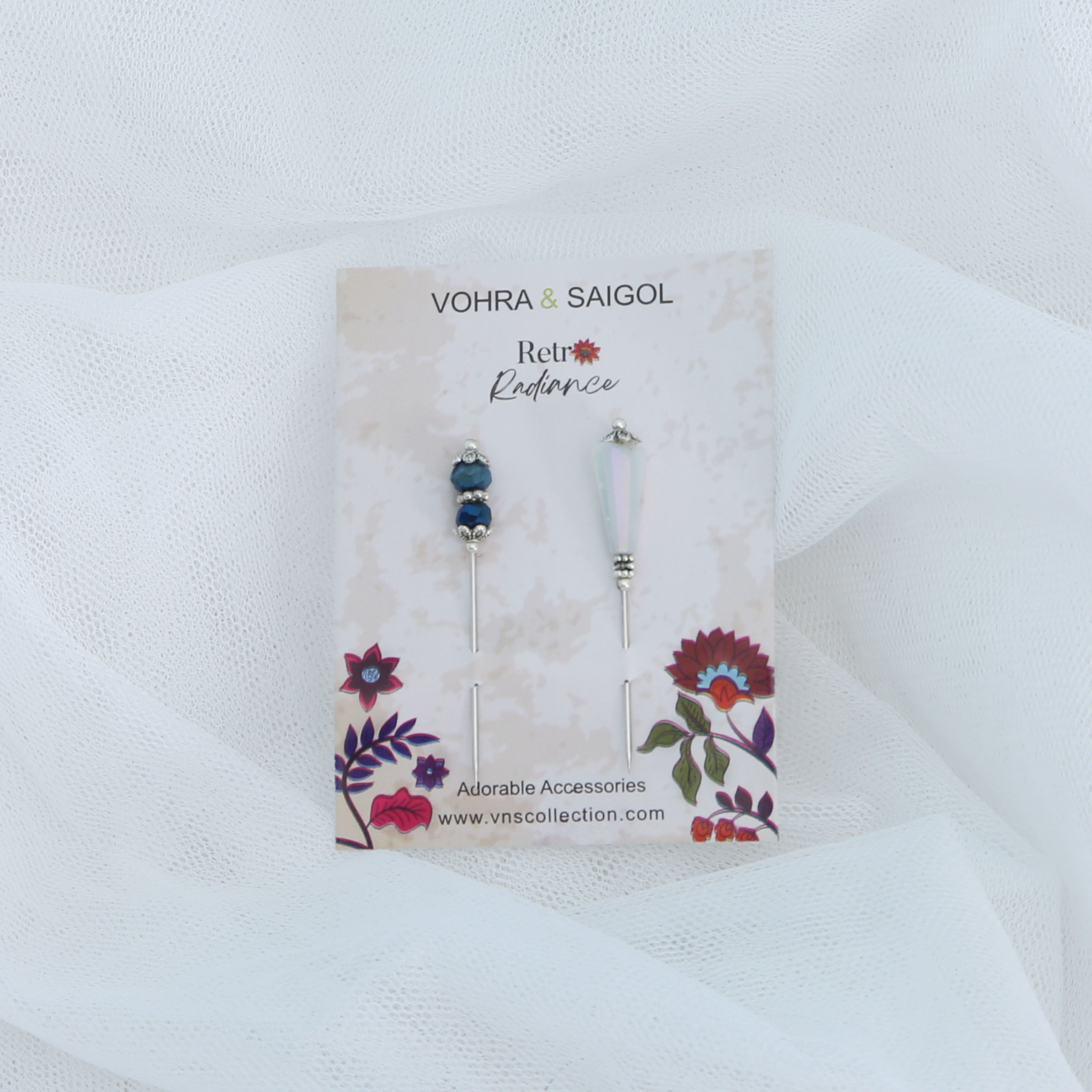 RETRO RADIANCE HIJAB PINS SET OF 2