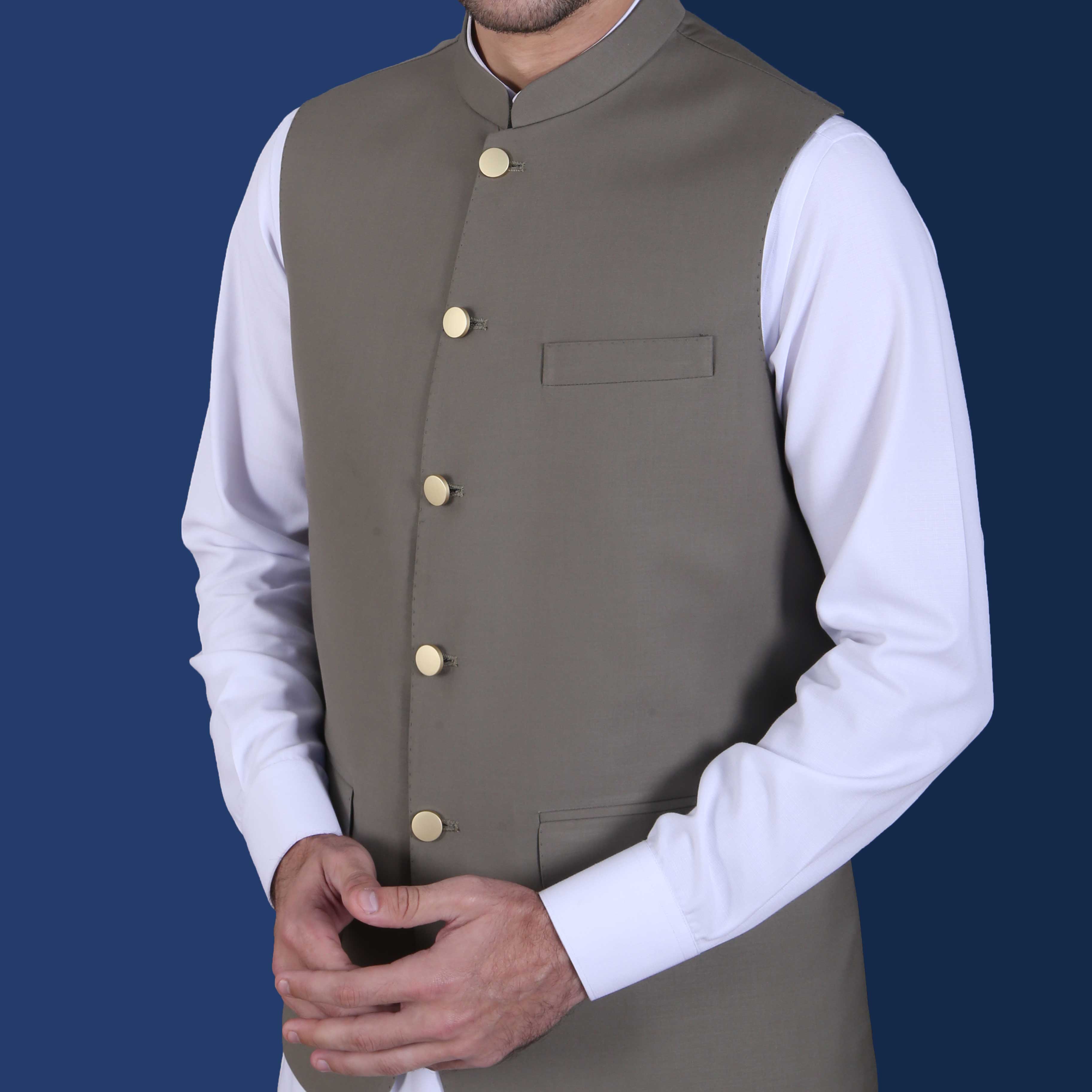 PEANUT BROWN WAISTCOAT