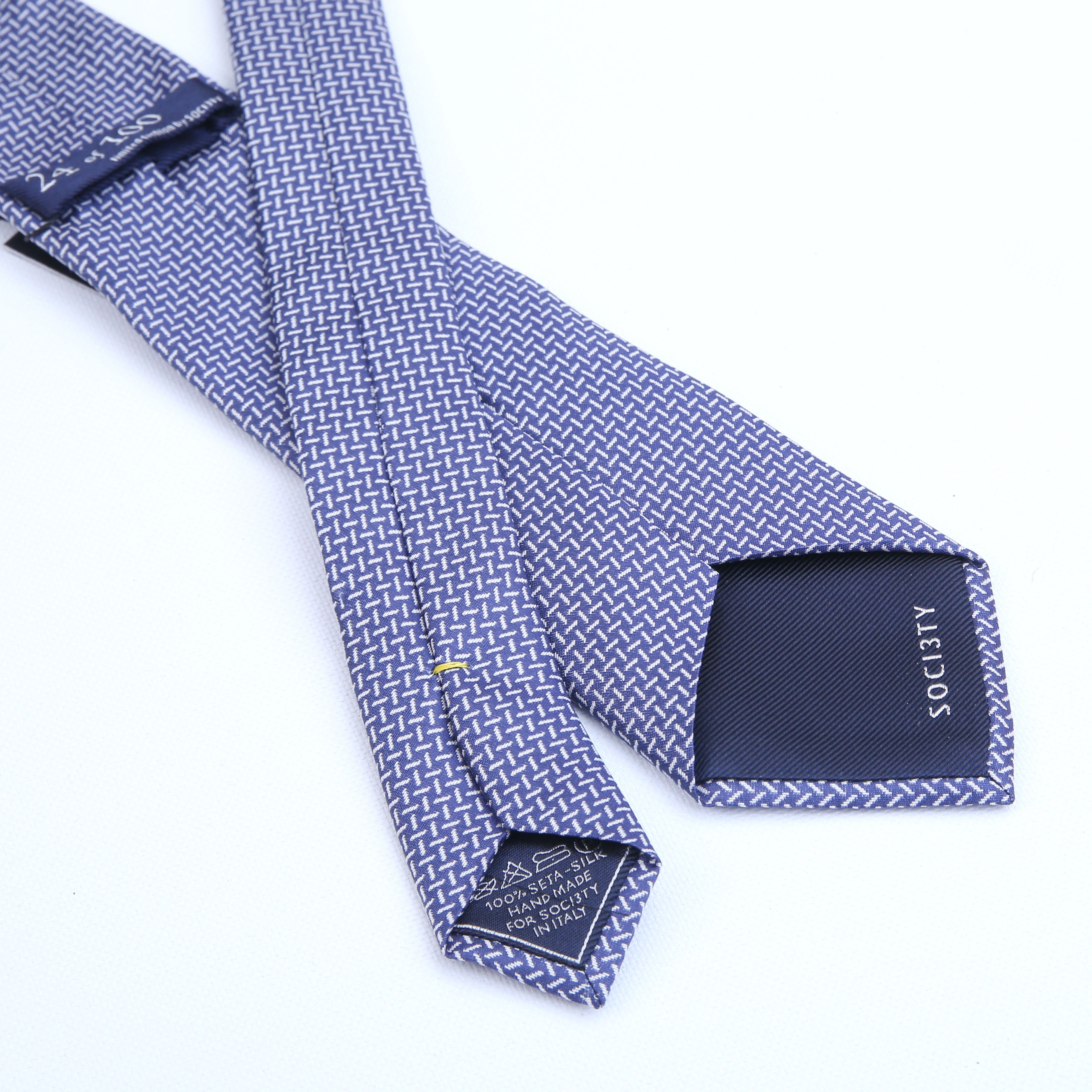 BLUE SELF TIE