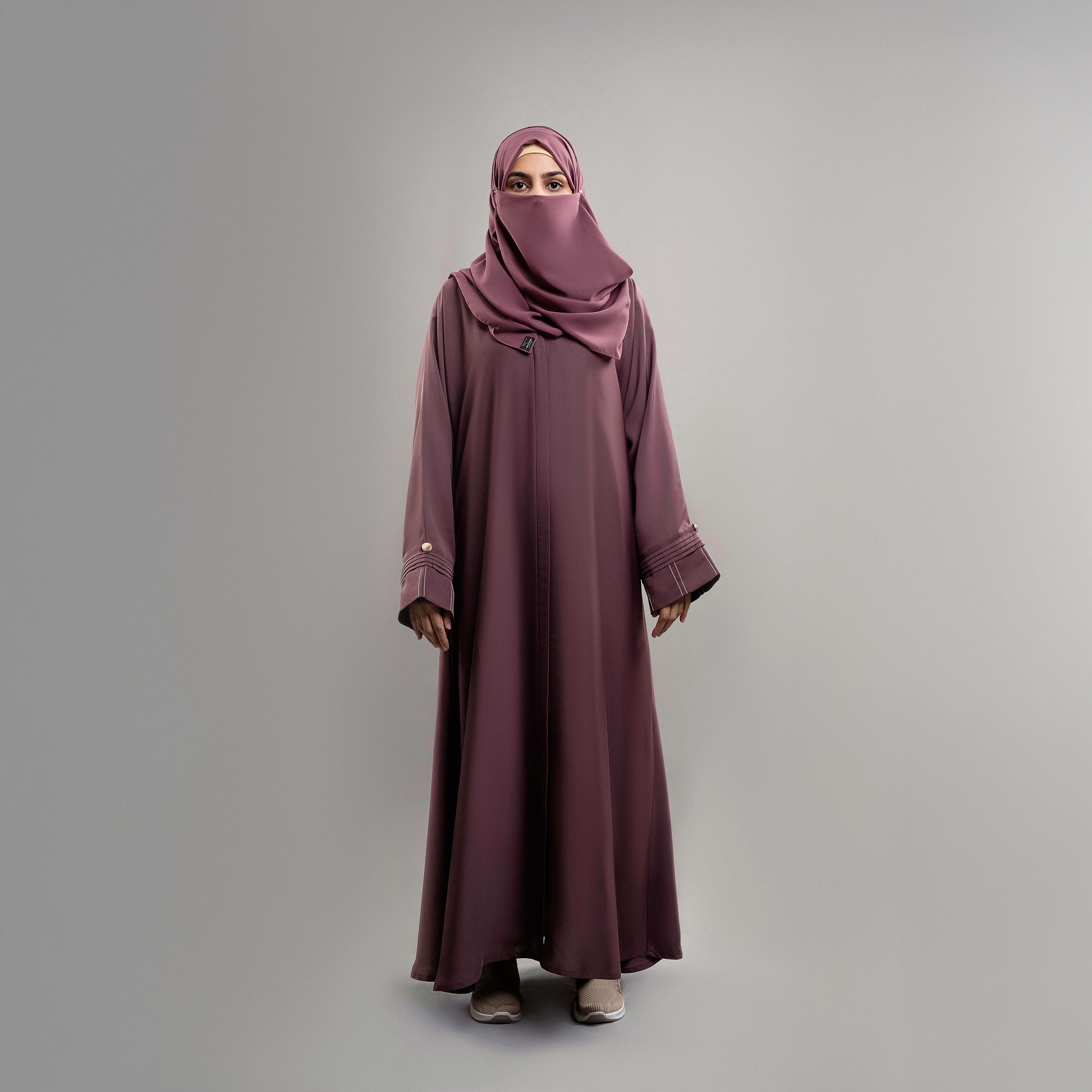 TAUPE SERENITY ABAYA(PR941)