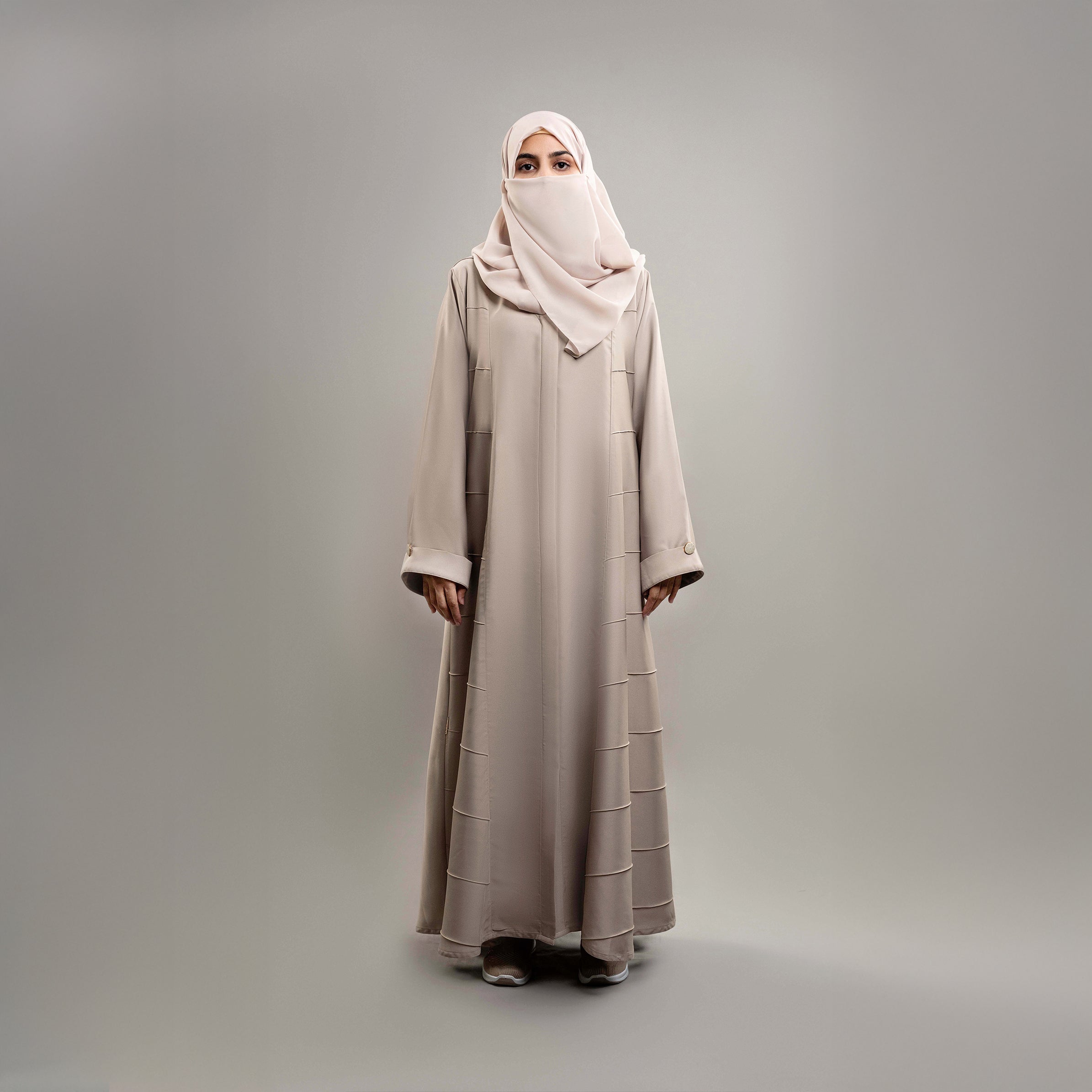 NILE SERENITY OPEN ABAYA(PR928)