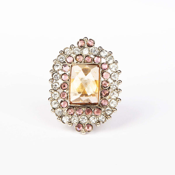 Cushion Cut Stoned Ring