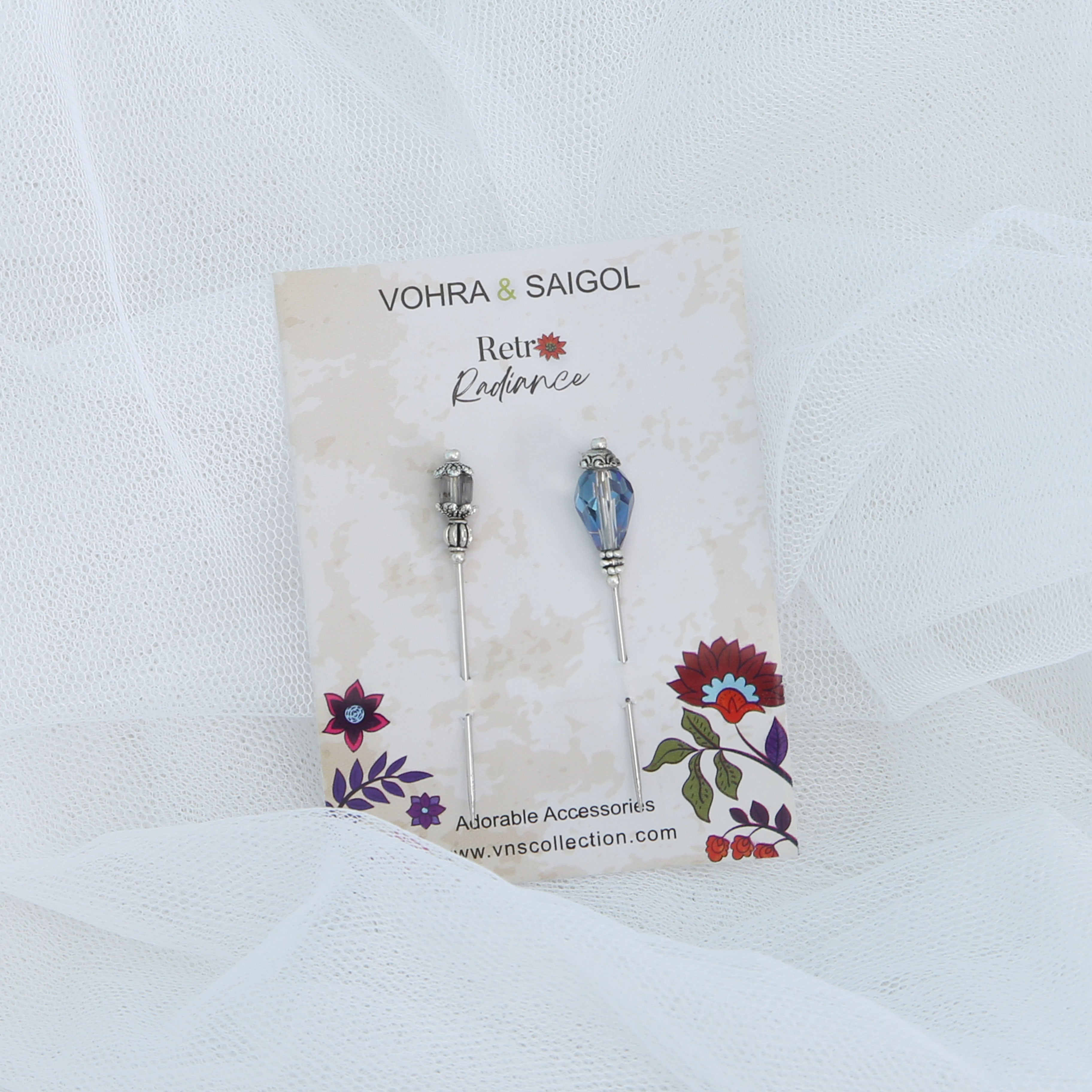 RETRO RADIANCE HIJAB PINS SET OF 2