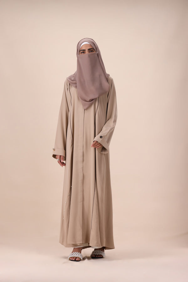 BEIGE GRACE ABAYA