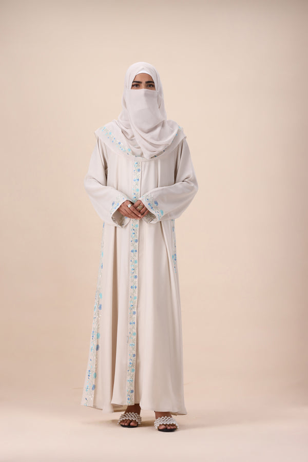 BLUE BLOSSOM ABAYA