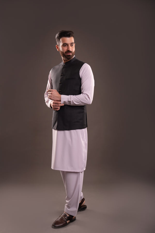 FORMAL BLACK WAISTCOAT