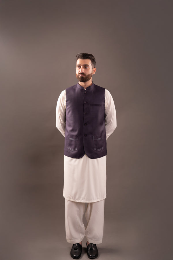 DARK VIOLAT WAISTCOAT