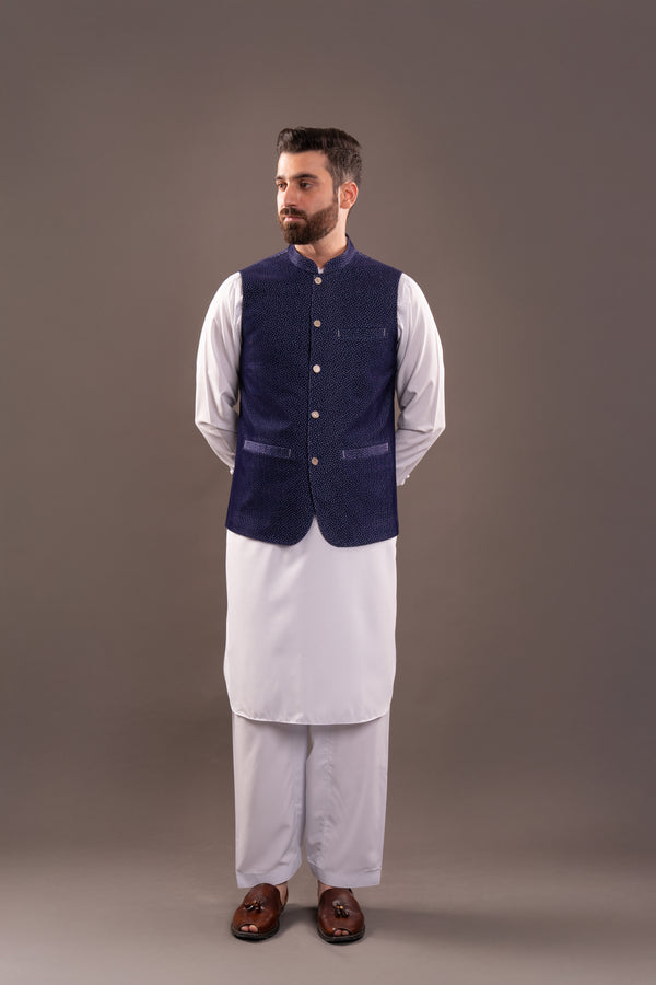 ROYAL BLUE WAISTCOAT