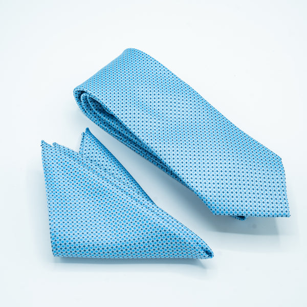 DOTTED SKY TIE & POCKET SQUARE