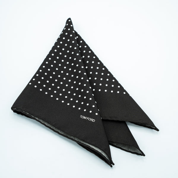 TOM FORD POLKA DOT POCKET SQUARE