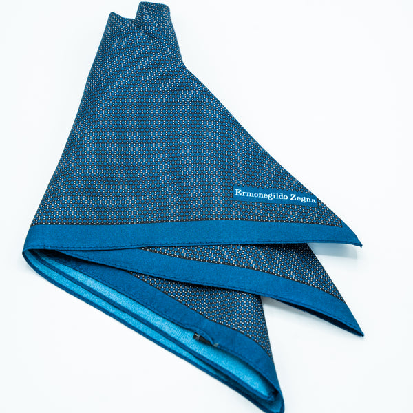 ZEGNA MICRO-DOT POCKET SQUARE