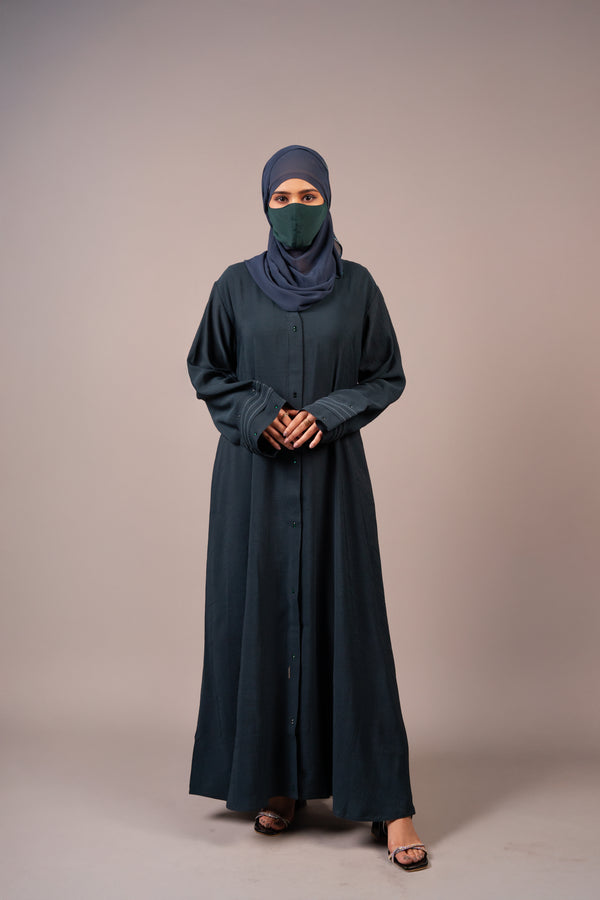MIDNIGHT GREEN ESSENCE ABAYA