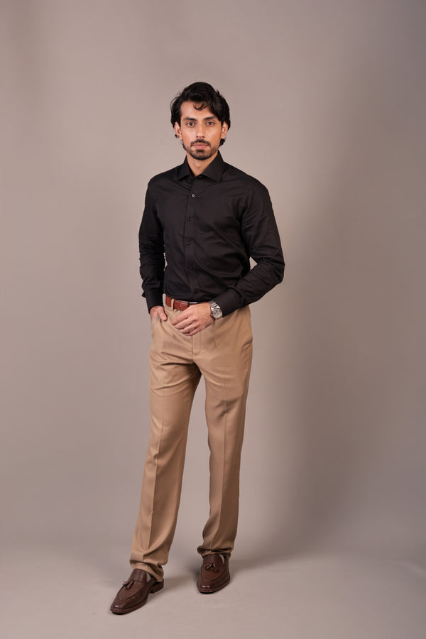 CLASSIC BLACK DRESS SHIRT