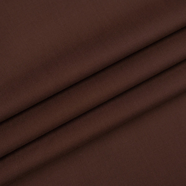 DEEP BROWN WASH & WEAR FABRIC(4.5MTR)