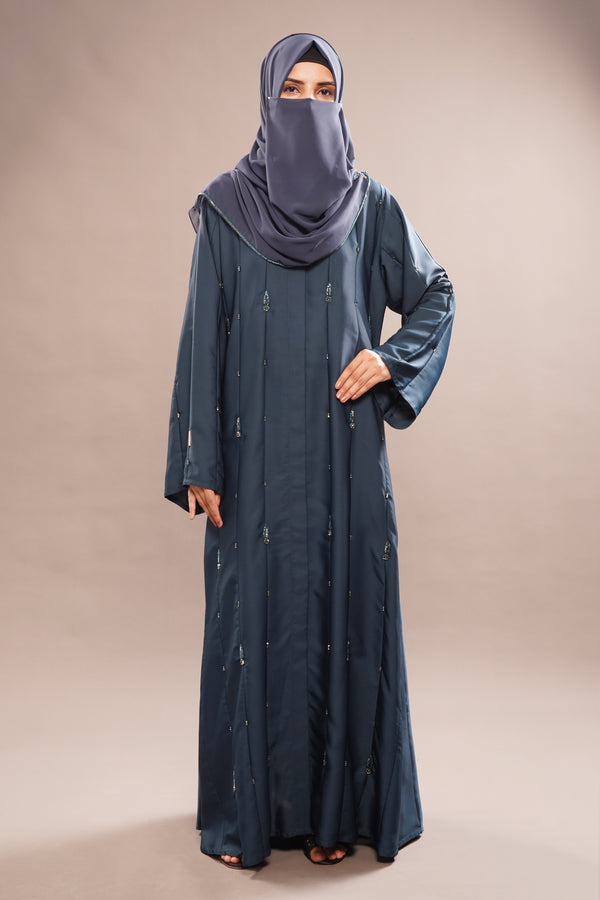 EMERALD TWILIGHT NIDA FABRIC ABAYA