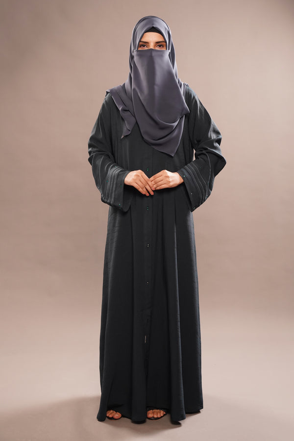 MIDNIGHT GREEN ESSENCE ABAYA