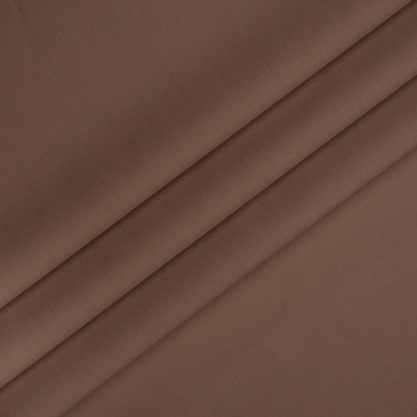 DULL BROWN WASH & WEAR FABRIC(4.5MTR)