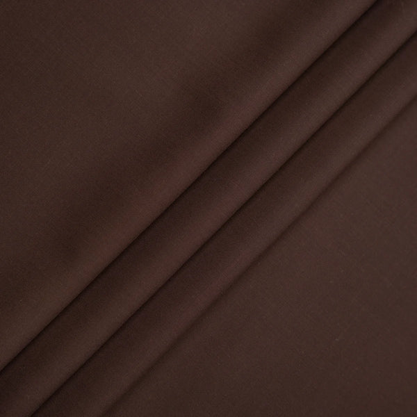DARK BROWN WASH & WEAR FABRIC(4.5MTR)