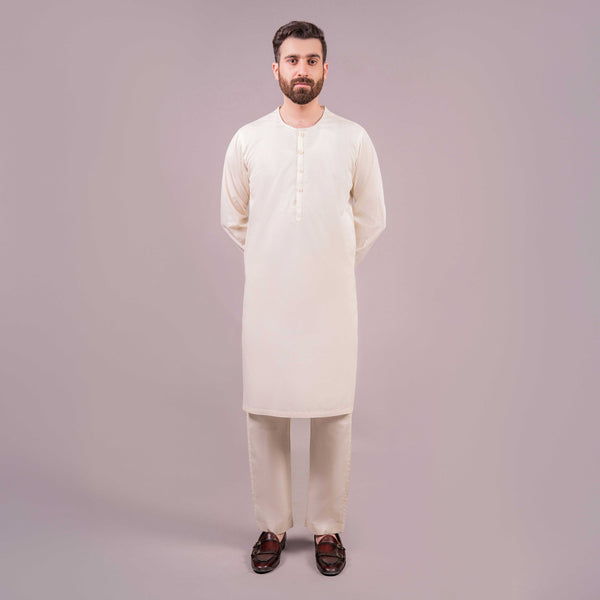 CLASSIC OFF WHITE KURTA PAJAMA