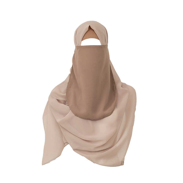 LIGHT BROWN VEIL