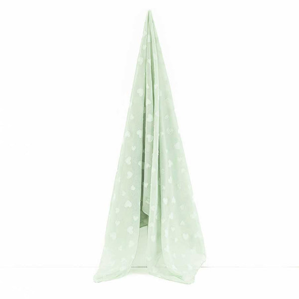 PISTACIO SELF CHIFFON SCARF FOR GIRLS