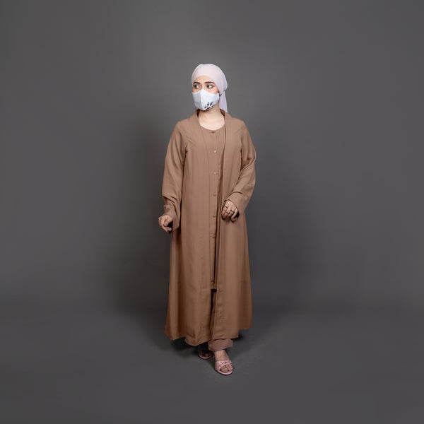 DUSTY MAUVE GOWN SET